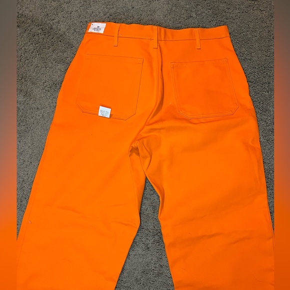 Westex Indura Mens Flame Resistant Orange Pants  Size 38 x 30 J13 - Picture 9 of 11